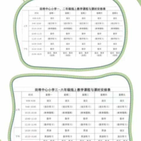 停课不停学，线上共成长——田埠中心小学线上教学纪实