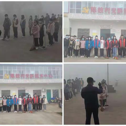 小手拉大手，清洁家园，情暖乡村———长葛市古桥镇魏庄小学开展“清洁家园我先行”活动