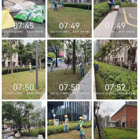 福田E标段3月27日养护工作小结-广信建设