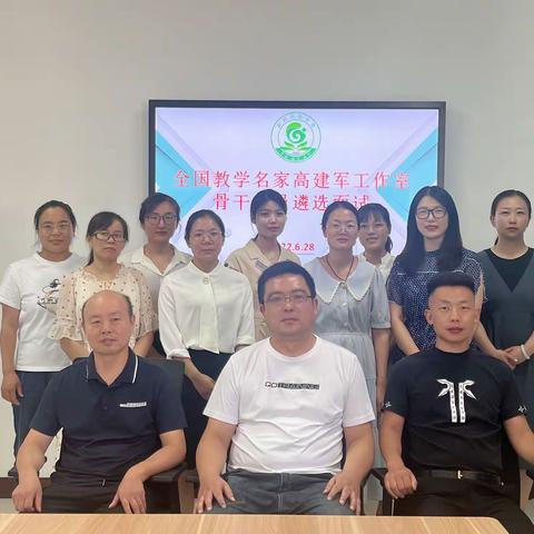 同心合力，扬帆起航--高建军名师工作室成员遴选活动