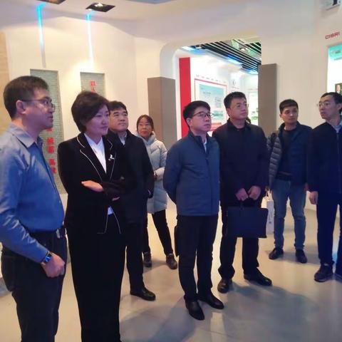 古冶区政府区长张雪梅同志带队赴中国钢铁研究院就钢铁产业转型，建设绿色循环钢铁产业链进行深入交流