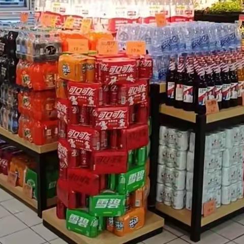 荆门店饮料啤酒陈列