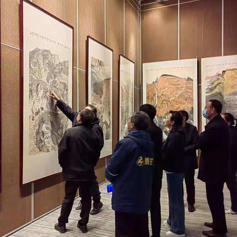 “喜迎二十大 涉县向未来”美术作品展在涉县开幕