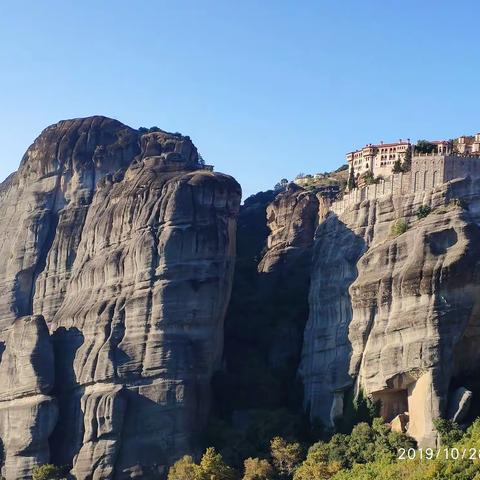 希腊旅游：梅黛奥拉修道院   2019年10月