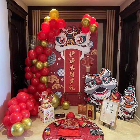 伊谦奕宝宝一周岁啦（2022.4.19）祝宝贝生日快乐，茁壮成长。