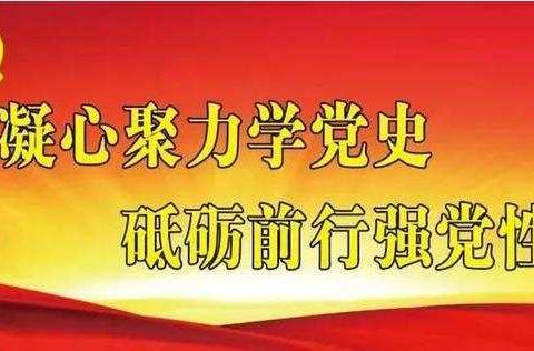 “凝心聚力学党史 砥砺前行强党性”—大堡头中学党史学习教育