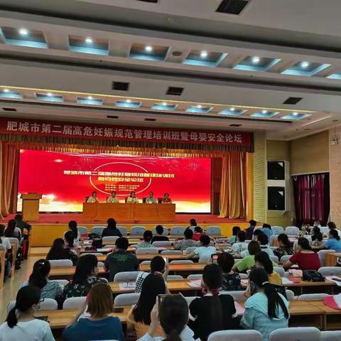 肥城市第二届高危妊娠规范管理培训班会议总结