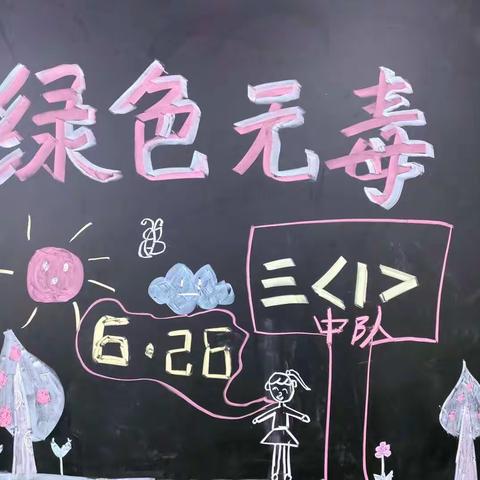 舟曲县第二小学开展第三十四个“6.26”禁毒日活动