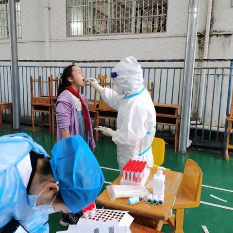 博雅实验学校疫情防控演练