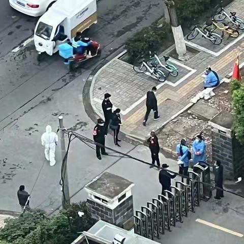 “青山一道     同担风雨”电科院小区抗疫花絮