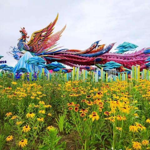 2022年7月10日  野营风景如画的天定山滑雪场