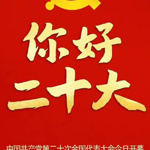 热烈庆祝中国共产党第二十次全国代表大会胜利召开