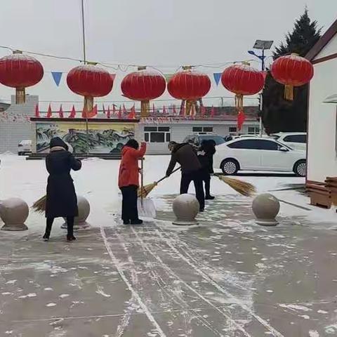【相约冬奥—扛红旗，当先锋】江家屯镇以雪为令，开展清雪活动