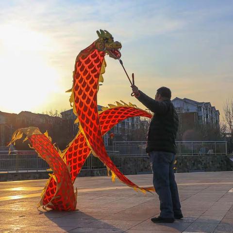 彩带龙舞起来  年味（五）