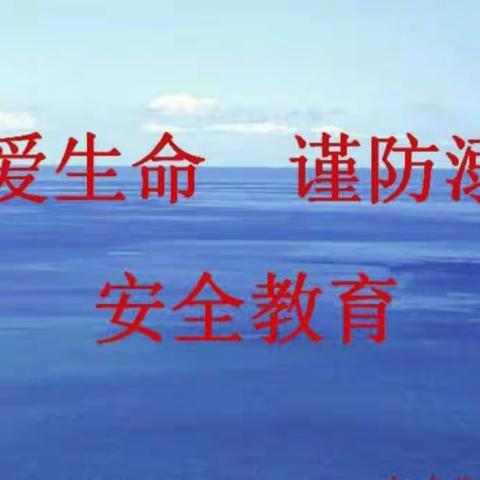 刘家庙乡中心幼儿园《防溺水》安全教育家长会