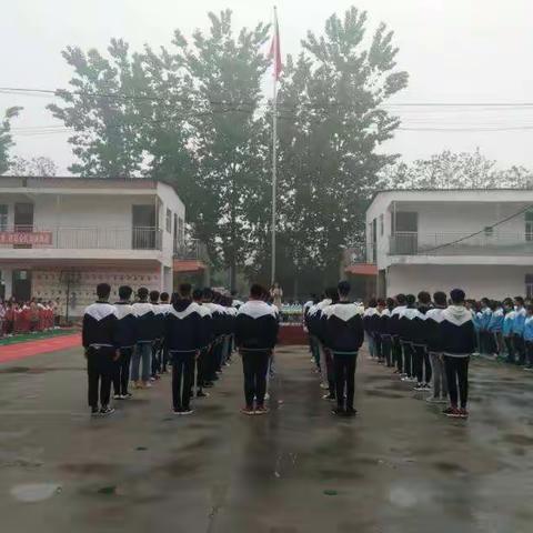 建安区四高升旗仪式