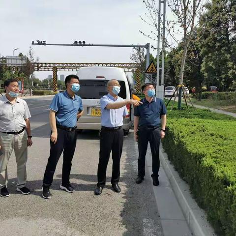 局党组副书记、副局长崔克涛对魏都区、开发区“抗旱保绿”工作进行督导