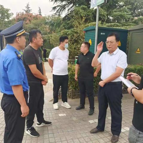 局督查考核科（局安委办）对国庆假期前市管区域、开发区网格城市管理工作和安全生产工作安排部署情况进行督导
