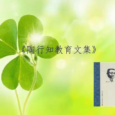 读《陶行知教育文集》有感