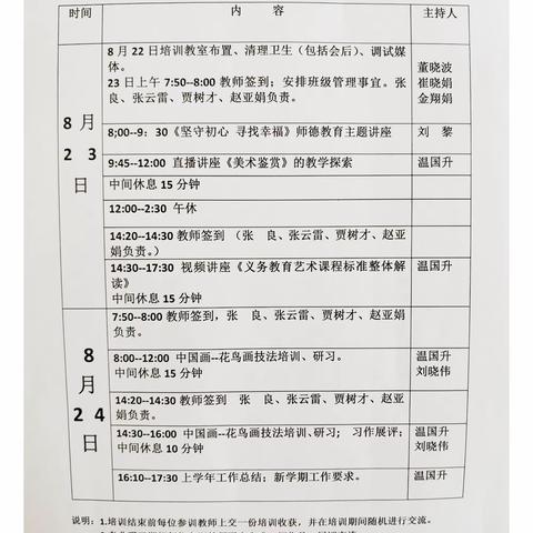 同心同行同学习             且思且悟且提升            ——记巴林左旗美术学科教师全员培训