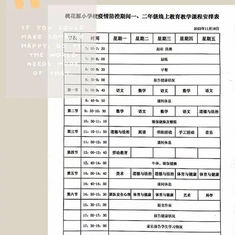 抗疫教学同频       家校云端共振——桃花源小学线上教学纪实