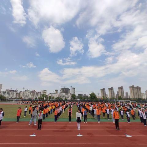 赣州市沙石吉埠小学2021年春季“展体操风采，做阳光少年”广播操比赛