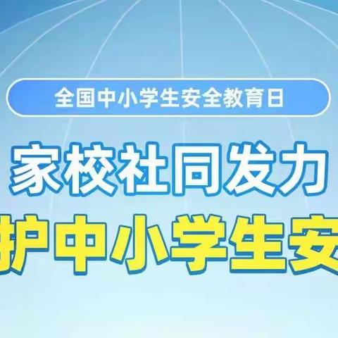 “珍爱生命，安全第一”——七道岭镇希望小学“线上安全——全国中小学安全教育日”活动纪实