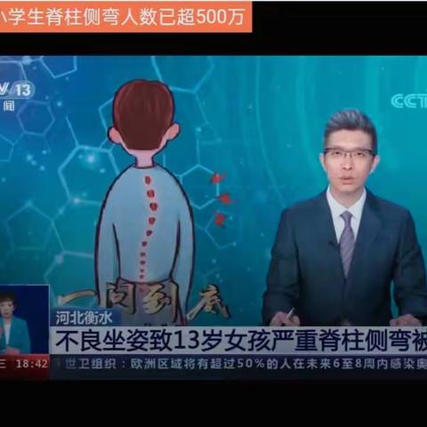 耽误不起：500多万中小学生脊柱“变形”，每年还在30万速递增！