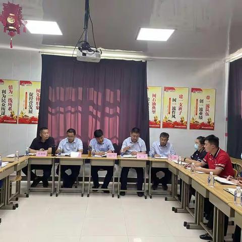 青岛公司经理吕广宁一行到胶州分公司开展调研指导工作