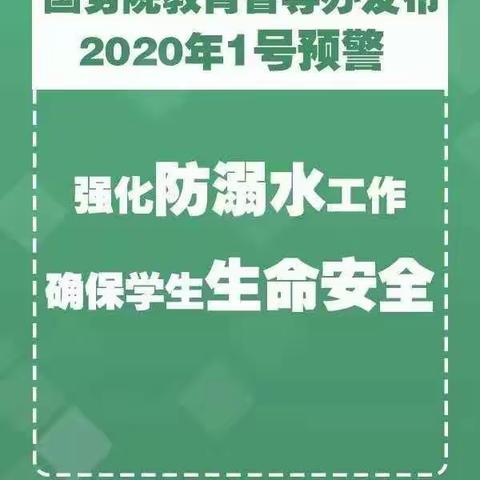 方志敏中学1号预警发布：预防溺水，珍爱生命