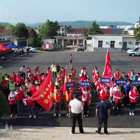 草店镇防洪抢险应急演练视频