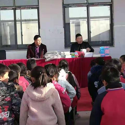 大王集镇乔楼小学期中考试表先大会掠影