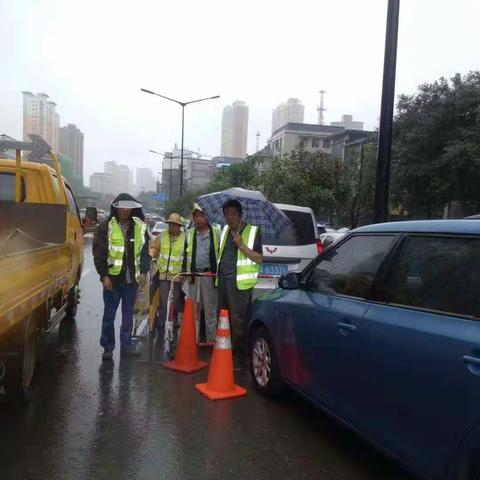 航天基地城市管理局市政管理科7月22日防汛工作简报