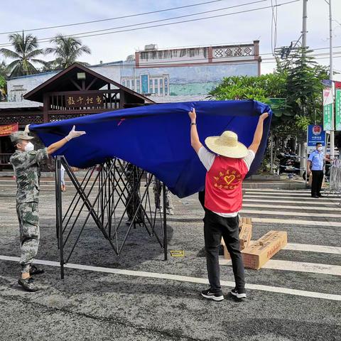 【众志成城 共克时艰】本号镇组织志愿者助力开展全员核酸检测