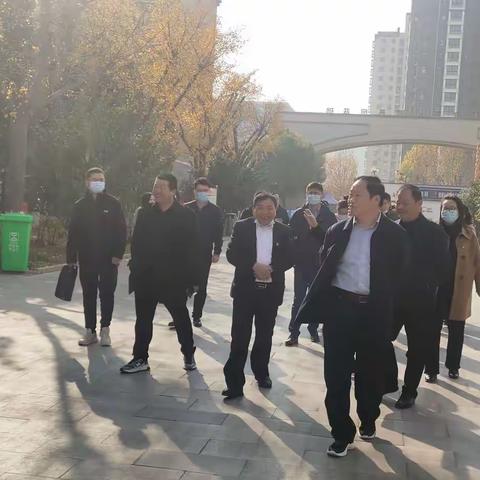 许昌市侨联主席、副主席及各县市区侨联主席和侨胞之家负责人到镜湖社区调研工作