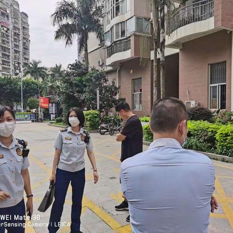 鼓山镇持续开展消防车通道专项整治工作