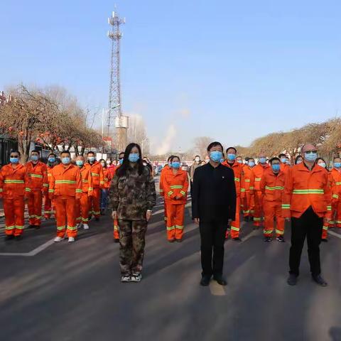 新年新征程，侯家庙乡举行新年升旗仪式