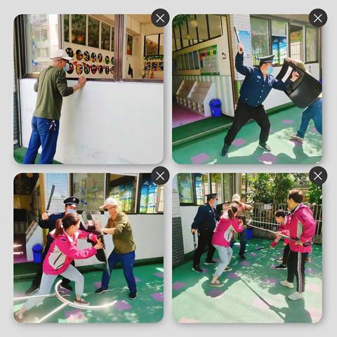 “防恐防爆，安全童行”                          金苹果幼儿园反恐防爆