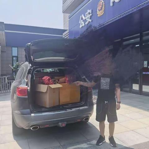 广德路派出所查获一起非法运输烟草案