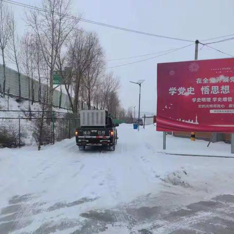 金家湾村清雪情况