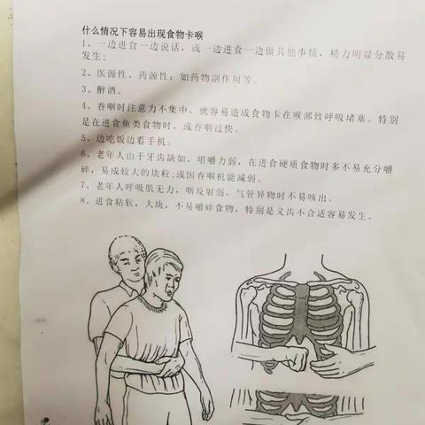 海姆立克急救法—“生命的拥抱”