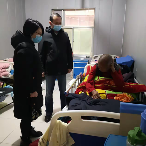 走访送温暖  检查保平安---巨野河街道开展节前慰问和节前检查活动