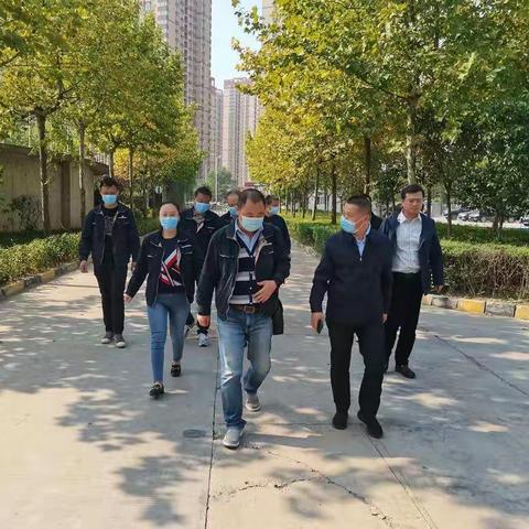 西安水务集团副总经理张国荣莅临第十再生水厂检查调研生物系统除臭加盖项目