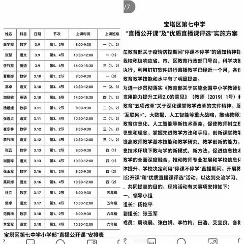 互听   互学   互评   共进步—宝塔区第七中学小学数学教研组