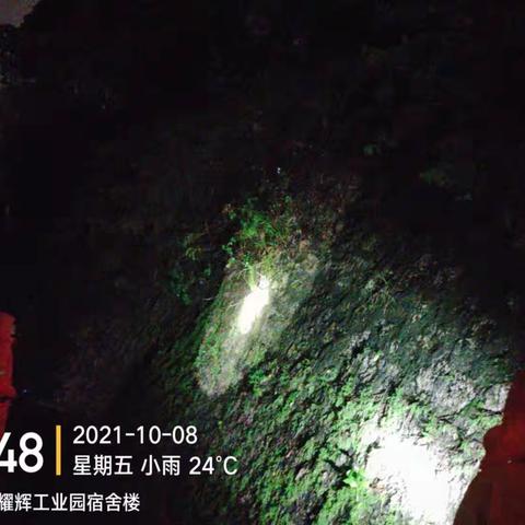 2021.10.8晚大磡站与王京坑站危险边坡巡查