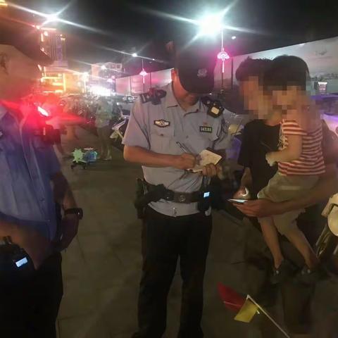 勉县公安局巡特警大队快速找回两名走失幼童
