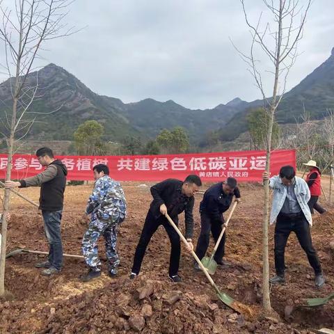 全民参与义务植树，掀起绿化造林新高潮——黄店镇植树护绿活动进行中