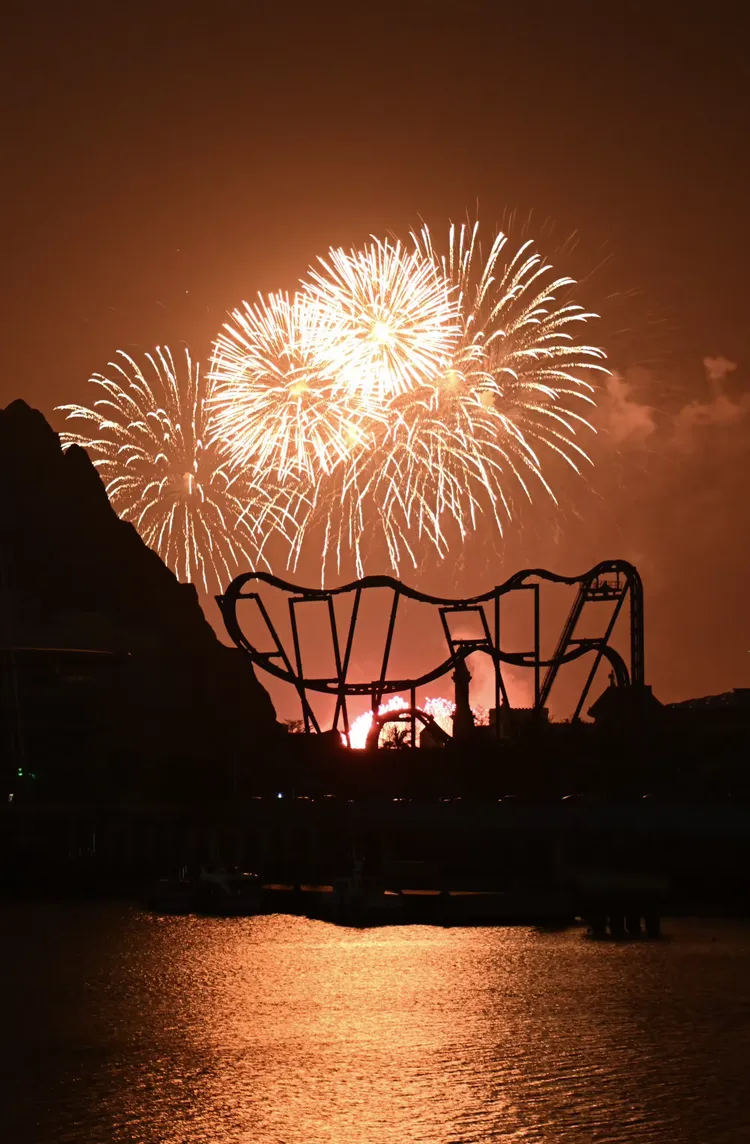 海南海花岛跨年礼花