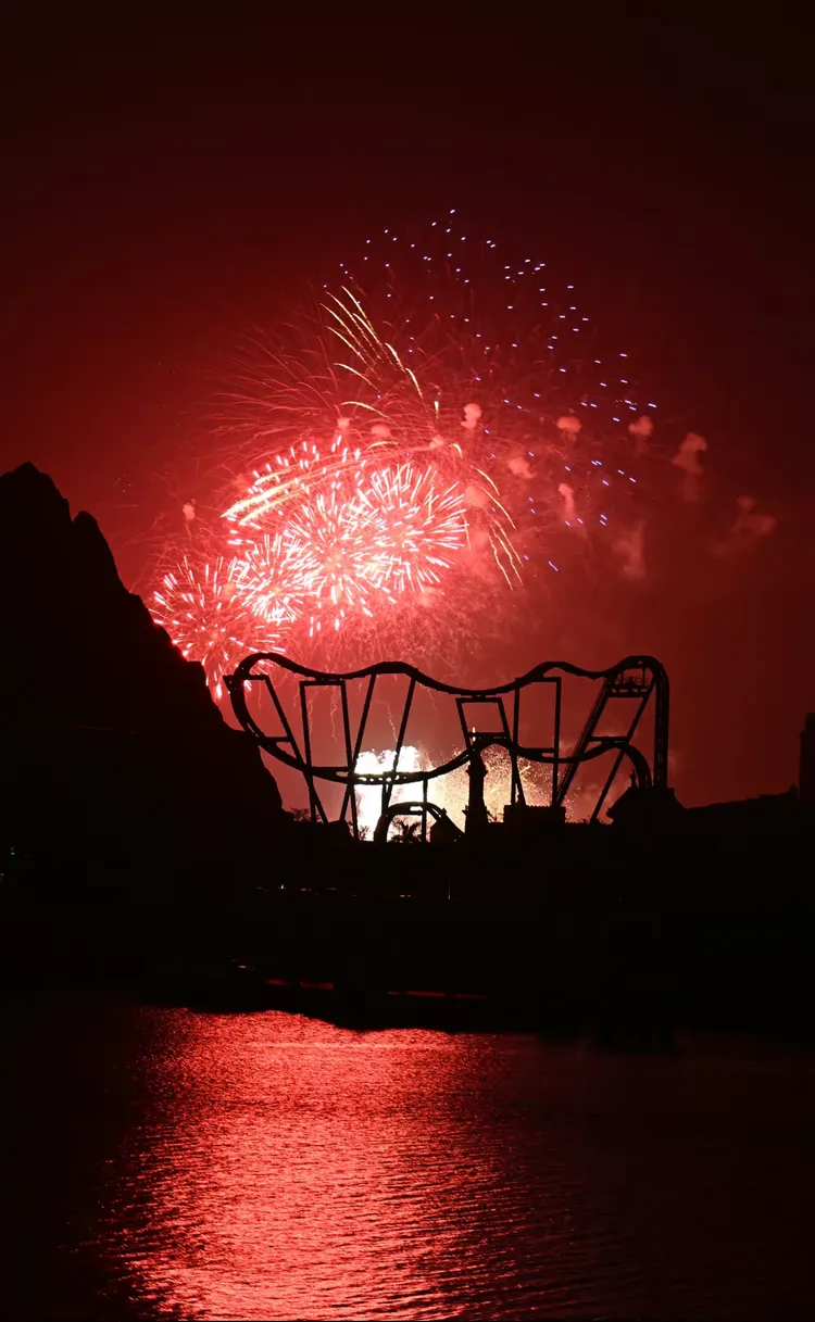海南海花岛跨年礼花