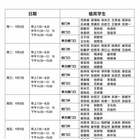 六6班值周活动纪实